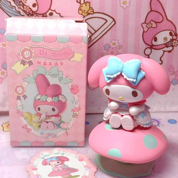 三麗鷗 美樂蒂 秘森茶話會系列 Sanrio My Melody 盲盒 三麗鷗家族,美樂蒂,MYMELODY 秘森茶話會,Sanrio,My Melody,盲盒,盒玩