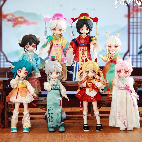 NAGI 獸仔 踏風吟系列 GSC MJD 12分 可動人偶 盲盒 NAGI 獸仔,獸仔 踏風吟,12分 BJD娃盲盒,Ball-Jointed Doll,gsc 好微笑,ob11,MJD人偶,上班好朋友,盲盒 專售