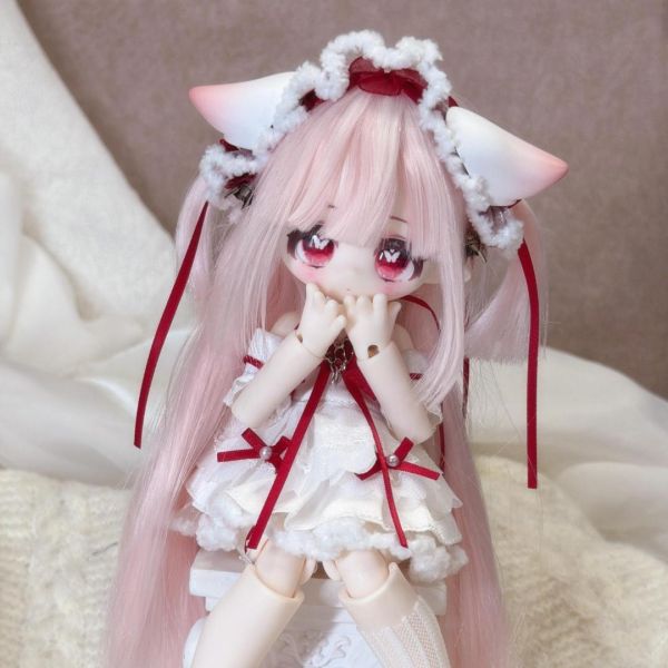 咩綺 Meki【絨絨晚安】四插六 植髮BJD盲盒 Ball-Jointed Doll 可動人偶 造物之心 咩綺 Meki【絨絨晚安】四插六 植髮BJD盲盒 Ball-Jointed Doll 可動人偶 造物之心