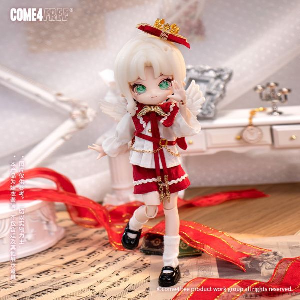 COME4FREE 童話小鎮系列 紅楓唱詩班 手工娃衣 12分BJD娃 可動人偶衣服 手工 娃衣,紅楓唱詩班 娃衣,米甜 紅楓唱詩班,米甜 娃衣,12分BJD娃,可動人偶 娃衣,Ball-Jointed Doll,上班好朋友