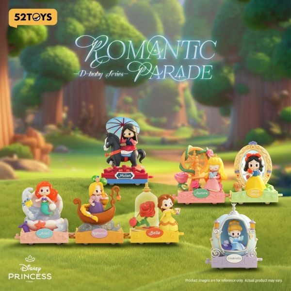 迪士尼公主 D-Baby 浪漫巡遊 Disney Princess D-baby Romantic Parade 盲盒 52TOYS 迪士尼公主 D-Baby 浪漫巡遊 Disney Princess D-baby Romantic Parade 盲盒 52TOYS