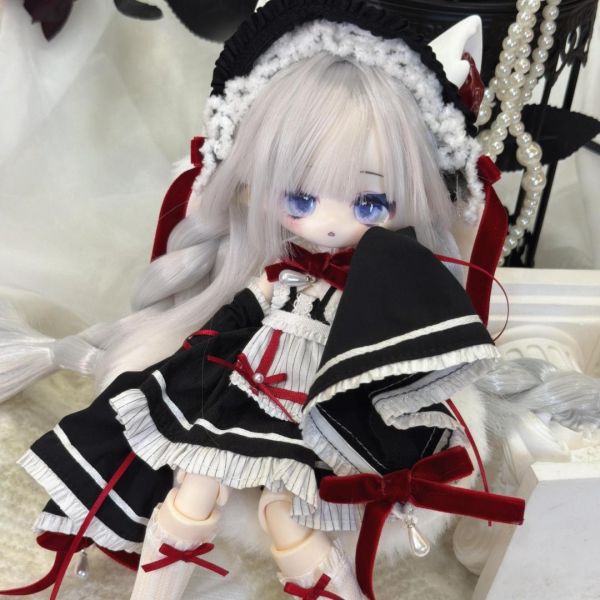 咩綺 Meki【絨絨晚安】四插六 植髮BJD盲盒 Ball-Jointed Doll 可動人偶 造物之心 咩綺 Meki【絨絨晚安】四插六 植髮BJD盲盒 Ball-Jointed Doll 可動人偶 造物之心