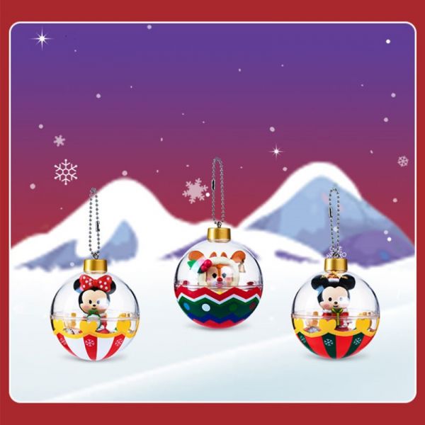 MINISO 米奇家族 聖誕球 掛飾 Disney 迪士尼 盲盒 迪士尼 Disney,MINISO 名創優品,米奇家族 聖誕球,聖誕節 裝飾,盲盒,迪士尼 盲 盒