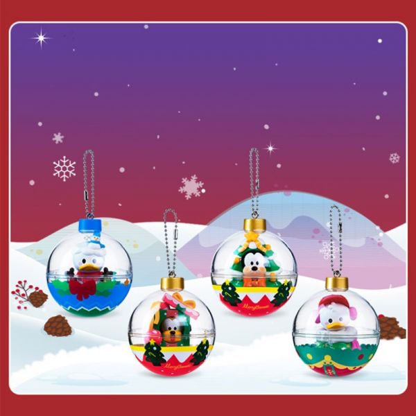 MINISO 米奇家族 聖誕球 掛飾 Disney 迪士尼 盲盒 迪士尼 Disney,MINISO 名創優品,米奇家族 聖誕球,聖誕節 裝飾,盲盒,迪士尼 盲 盒