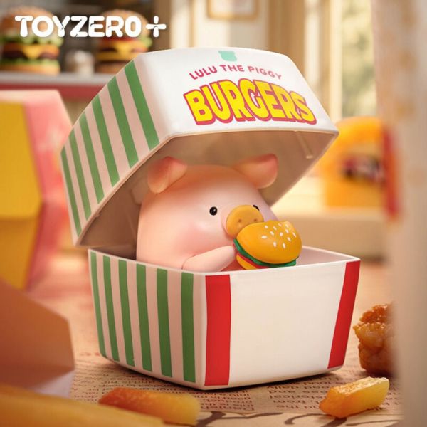 LuLu豬 漢堡急送 LuLu the Piggy Bugers 可動盲盒 罐頭豬 Toyzeroplus CICI's Story,Toyzeroplus,LULU豬 漢堡急送,盲盒,上班好朋友,盲盒 專賣,lulu the piggy,52TOYS,LuLu the Piggy burgers