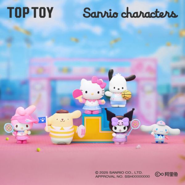三麗鷗家族 元氣運動會 SANRIO Vibrant Sports Meeting 盲盒 TOP TOY 三麗鷗元氣運動會,SANRIO運動會,庫洛米 網球 盲盒,TOP TOY,上班好朋友,盲盒專賣