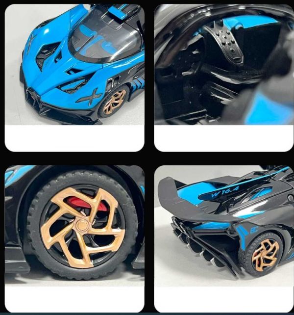 1/32 布加迪 火流星 合金車 