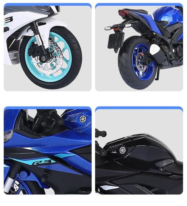 1/12 授權 YAMAHA R3 聲光版 山葉 重機模型 重機 1:12 