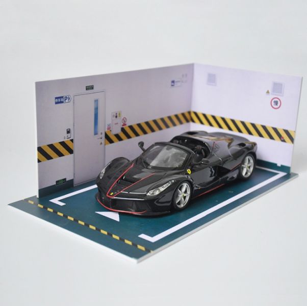 1/24 合金車 車庫 模型車庫 