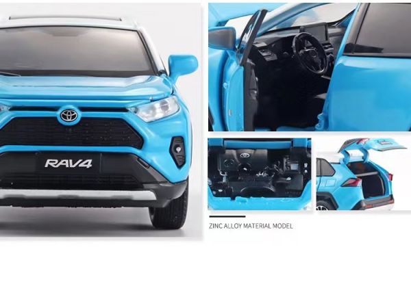 1/32 授權 TOYOTA RAV4 豐田 合金車模型 