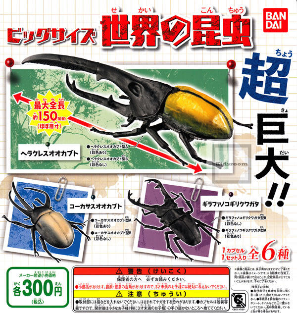 扭蛋 放大版 大尺寸 世界的昆蟲 轉蛋 