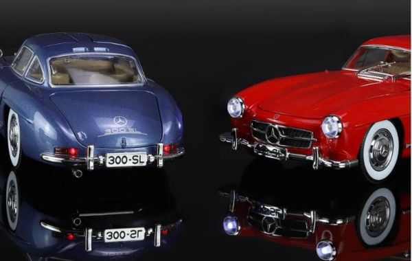 1/24 賓士 BENZ 300SL SL300 復古 1:24 合金車 模型車 