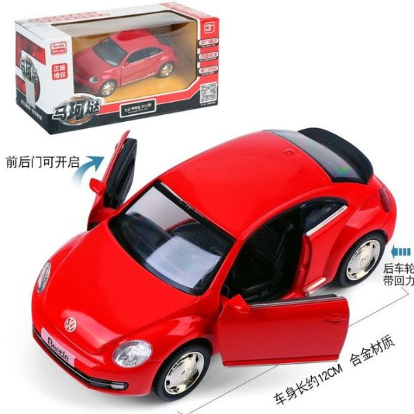 1:36 福斯 金龜車 2012 正版授權 1/36 合金車 馬柯達 