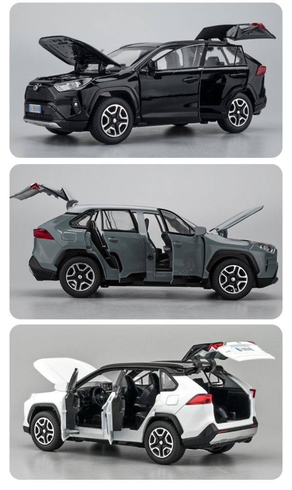 仿真 1/32 1:32 豐田 RAV4-2 合金車 迴力車 