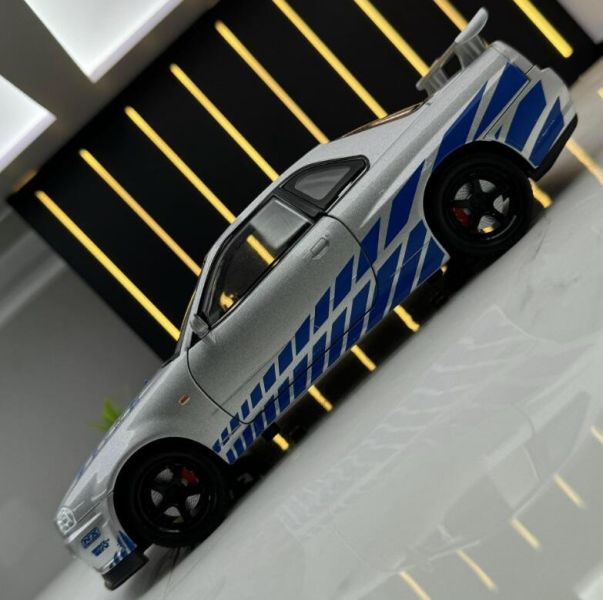 1/24 仿真 日產 GTR R34 尼桑 GT-R 1:24 