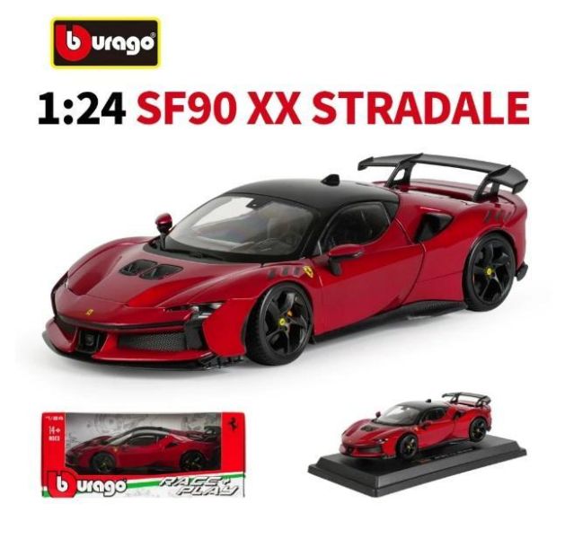 1:24 法拉利 SF90 XX 1/24 比美高 合金車 
