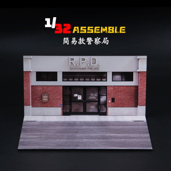 1/32 多車位 合金車 場景 車庫  停車場 