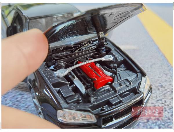 1/24 Welly 威利 尼尚 GTR R34 正版授權 1：24 合金車 