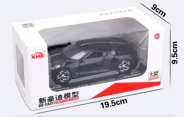 布加迪 黑車 La Voiture Noire 合金車 