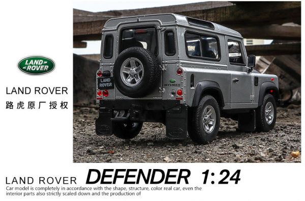 路虎 Land Rover 吉普車 衛士 1/24 合金車 