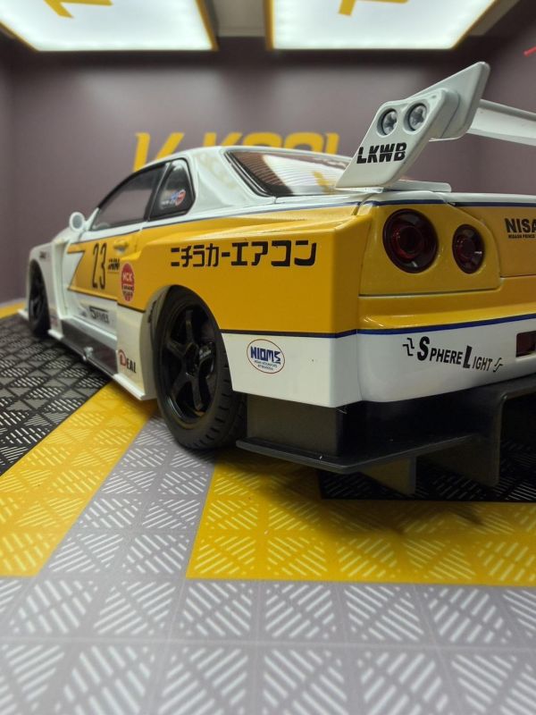 1:18 爆走改裝版 GTR 合金車 