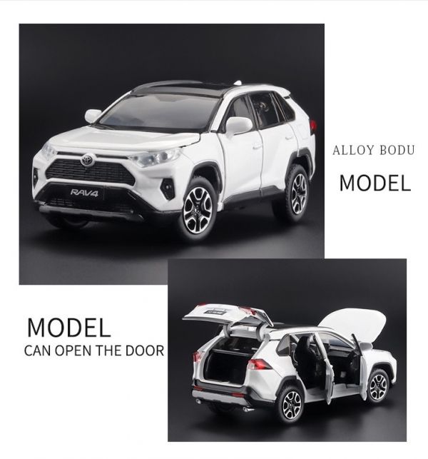1/32 授權 TOYOTA RAV4 豐田 合金車模型 