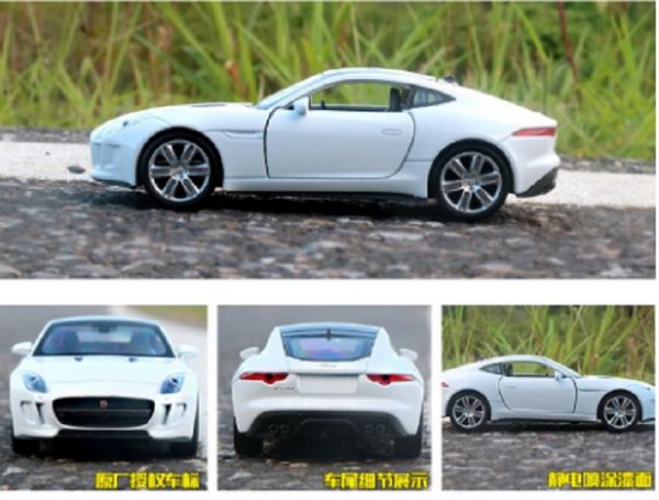 威利 Jaguar F-TYPE 正版授權 1：36 1/36 合金車 模型車 迴力車L02 