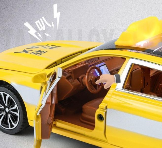 1:24 仿真 賓士 E300 計程車 1/24 