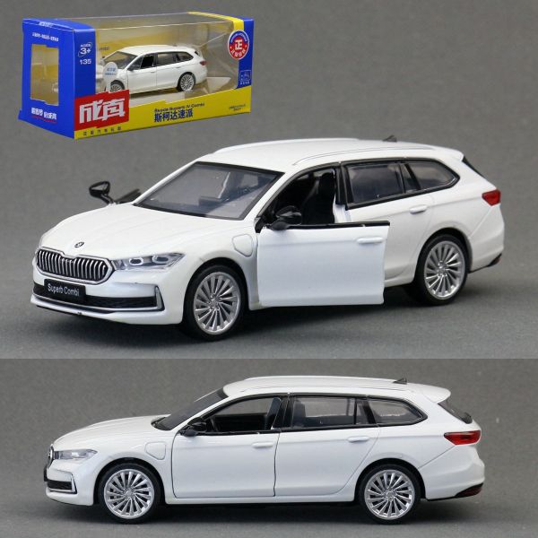 1/35 斯柯達 SKODA 1:35 迴力車 合金車 新能源 