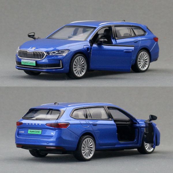 1/35 斯柯達 SKODA 1:35 迴力車 合金車 新能源 