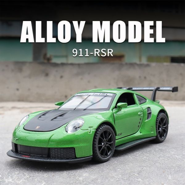 阿莎力 1/32 保時捷 911 RSR 1:32 合金車 