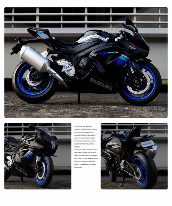 彩珀 1/12 SUZUKI GSX-R1000 阿魯 1000 重機模型 