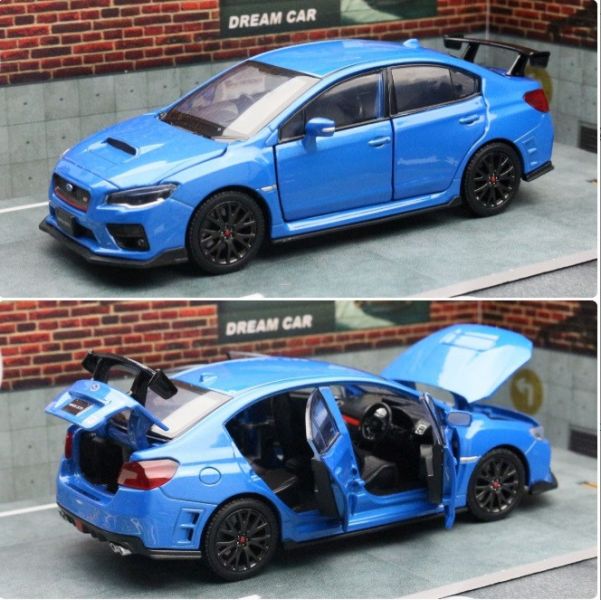 1/32 SUBARU WRX STI 硬皮鯊 藍色 