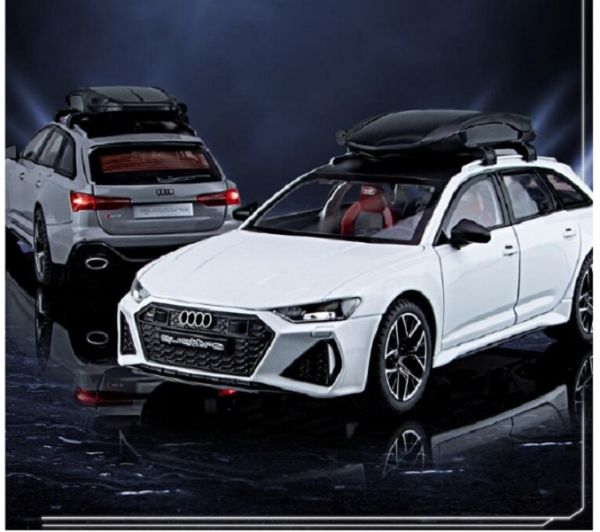 奧迪 RS6 1/24 合金車 1:24 迴力車 AUDI RS A6 