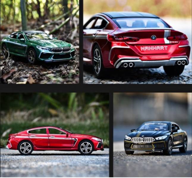 1:32 仿真 BMW M8 高仿真合金車 