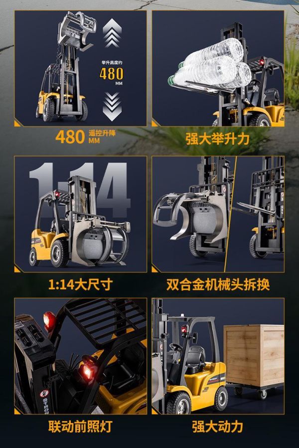 匯納 高階 升級版 合金版 堆高機 