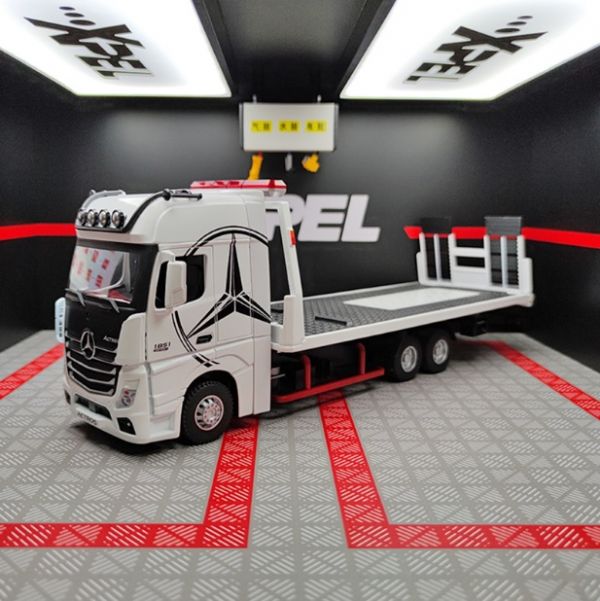 賓士1/24 拖車 卡車 合金模型 