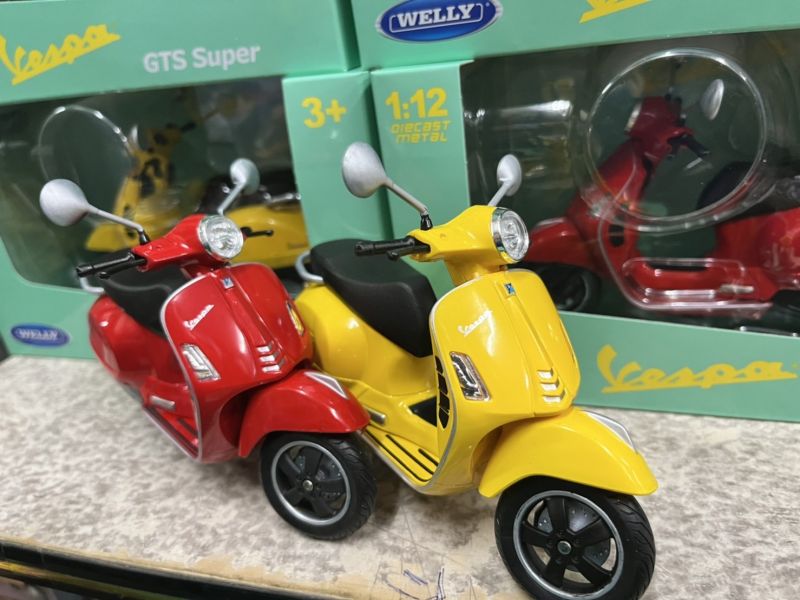 1:12 WELLY VESPA GTS Super 偉士牌 威利 