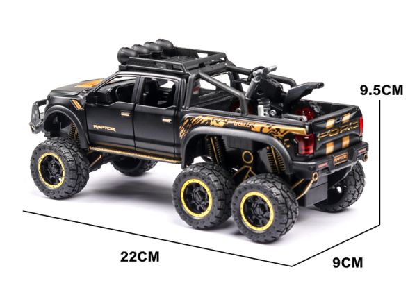 1/28 仿真福特 猛禽 F150 越野車 