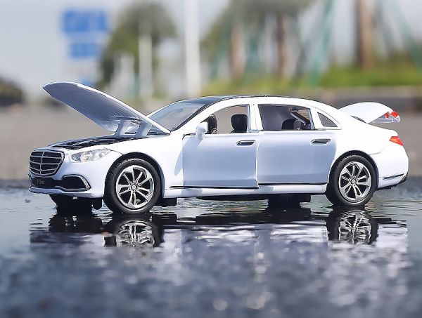 1/32 仿真 賓士 S400 合金車 