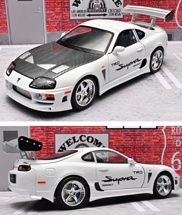 1/24 toyota 牛魔王 A80 Supra 1:24 合金車 
