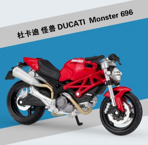 1:18 杜卡迪 696 怪獸 1/18 尺寸 