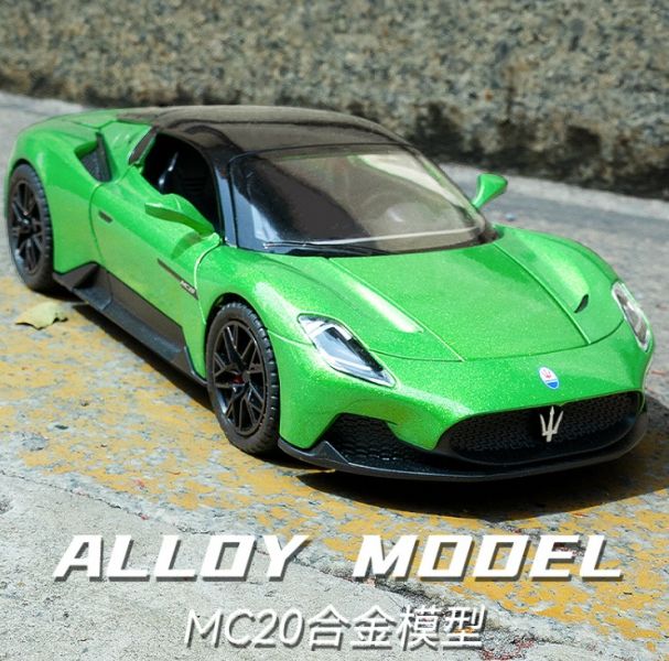 1:22 瑪莎拉蒂 MC20 高仿真合金車 