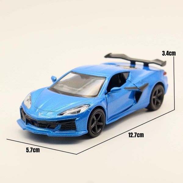 1:36 馬珂達 雪佛蘭 Corvette Z06 正版授權 1/36 合金車 迴力車 