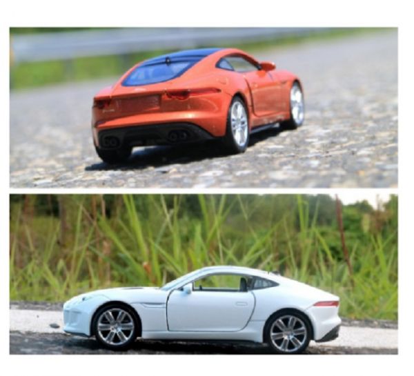 威利 Jaguar F-TYPE 正版授權 1：36 1/36 合金車 模型車 迴力車L02 