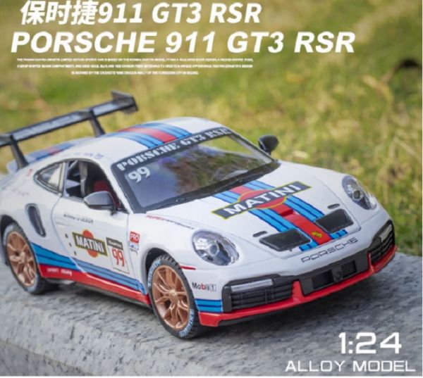 1/24 保時捷 911 GT3 賽道版 模型車 合金車 1:24 
