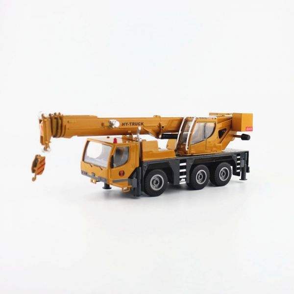 HY 1:50 吊車 起重機 工程車 合金模型 