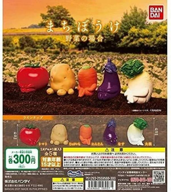 扭蛋 轉蛋 日版 等待中蔬菜們 