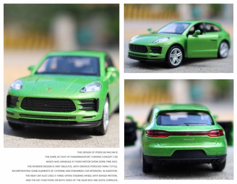1:36 馬珂達 保時捷 MACAN 老虎 正版授權 1/36 合金車 