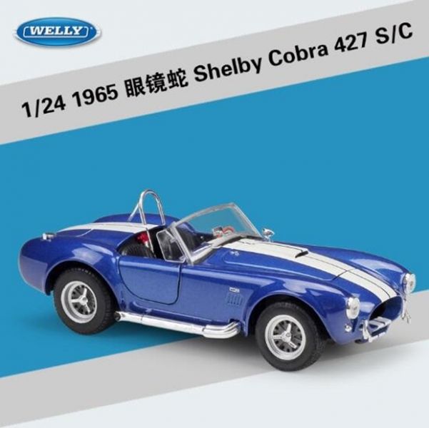 1/24 welly 眼镜蛇 1965 SHELBY 謝爾比 